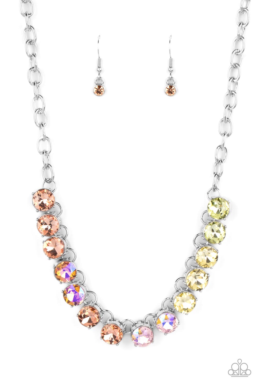 Rainbow Resplendence - Orange Necklace