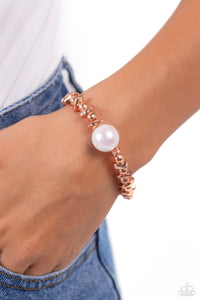 Chiseled Class - Copper Bracelet Paparazzi