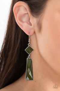 Hollywood Harmony Green Earrings