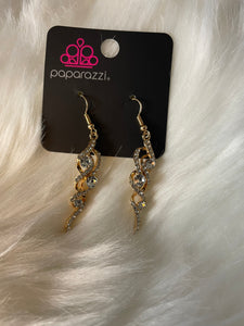 Highly Flammable-Gold Earrings