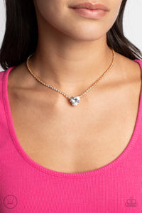 Flirty Fiancé - Gold Necklace