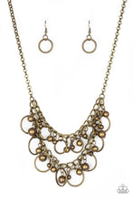 Load image into Gallery viewer, Paparazzi Warning Bells-Brass Necklace
