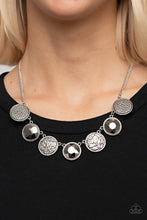 Load image into Gallery viewer, PAPARAZZI &quot;URBAN ELITE&quot; SILVER NECKLACE &amp; EARRING SET
