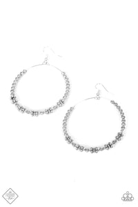 Simple Synchrony Silver Earrings