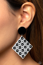 Load image into Gallery viewer, Vintage Vaudeville Black Earrings
