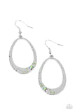 Load image into Gallery viewer, Seafoam Shimmer  Green Earrings
