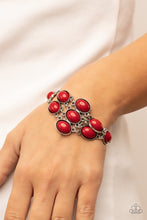 Load image into Gallery viewer, Color Wheel Garden - Red Bracelet
