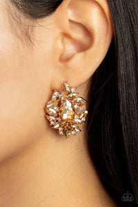 We All Scream for Ice QUEEN - Gold Earrings