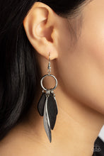 Load image into Gallery viewer, Primal Palette Black Earrings
