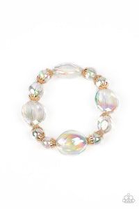 Iridescent Illusions - Gold Bracelet