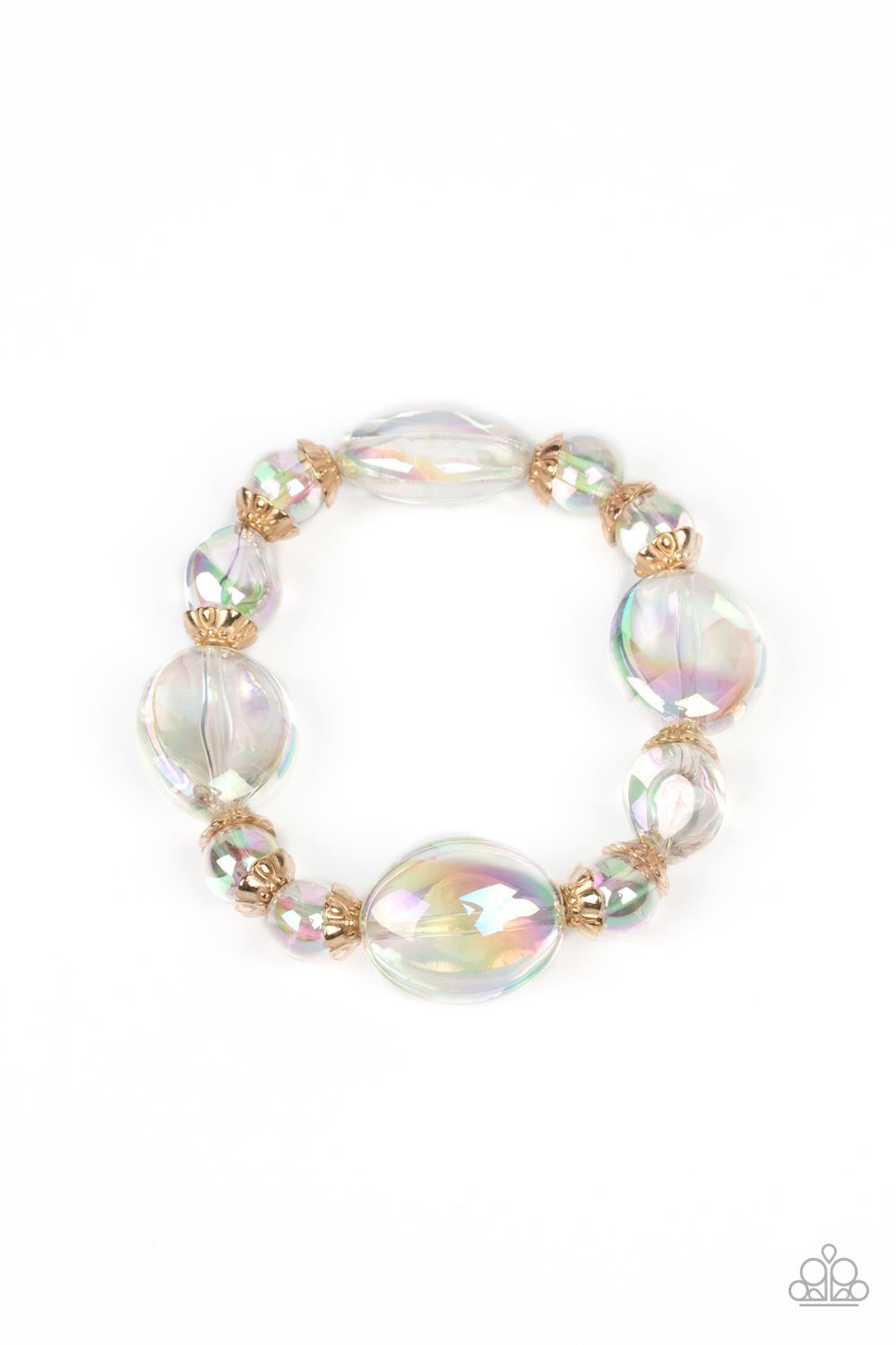 Iridescent Illusions - Gold Bracelet