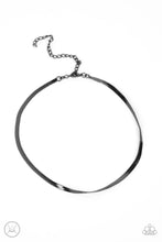 Load image into Gallery viewer, In No Time Flat Black Choker Necklace
