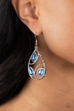 Load image into Gallery viewer, Send the BRIGHT Message - Blue Earrings
