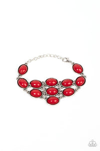 Color Wheel Garden - Red Bracelet