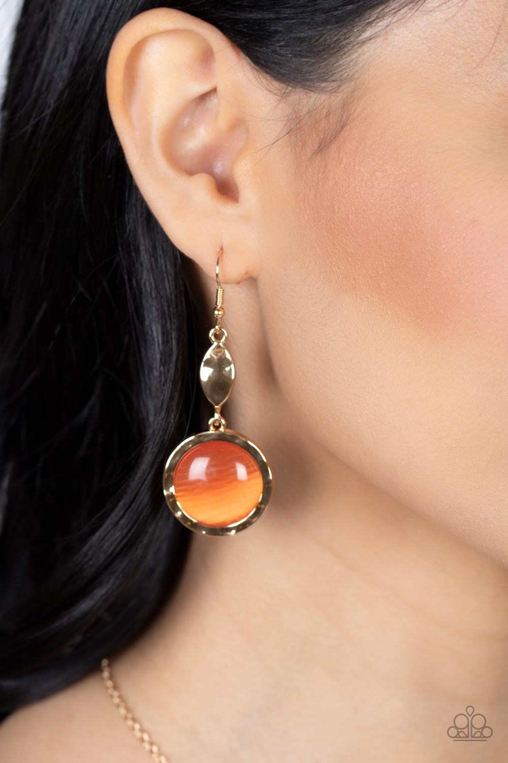 Magically Magnificent Orange Earrings