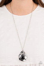 Load image into Gallery viewer, Surrealist Sparkle - Black Necklace
