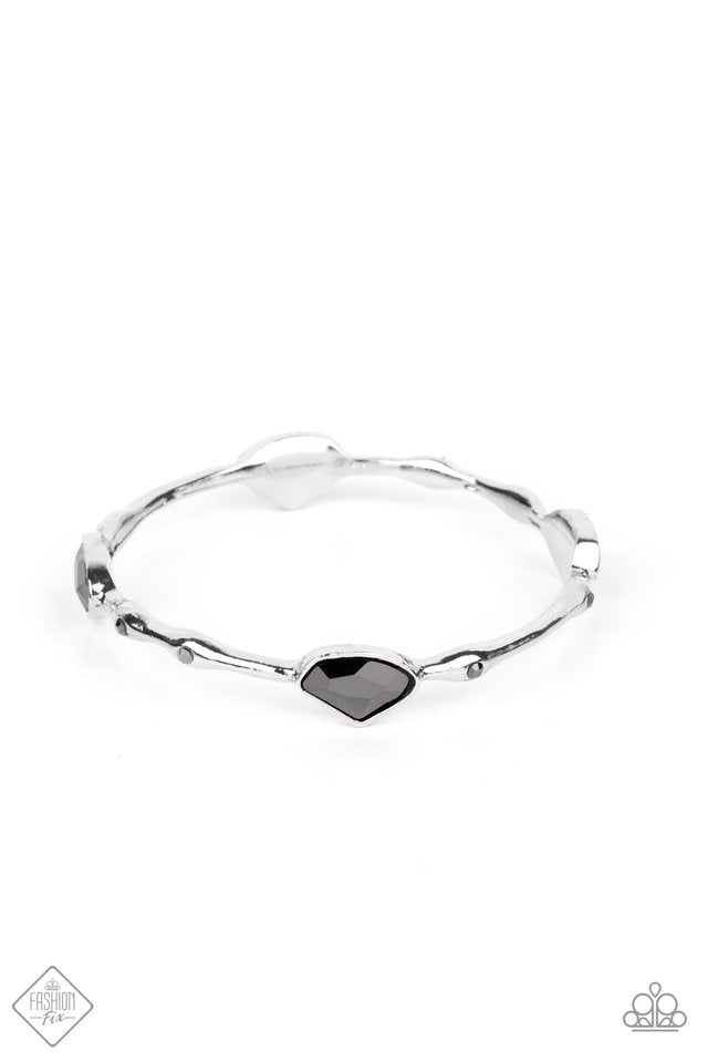 Chiseled Craze Silver Bracelet