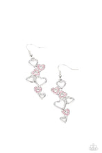 Load image into Gallery viewer, Sweetheart Serenade Pink Heart Earrings
