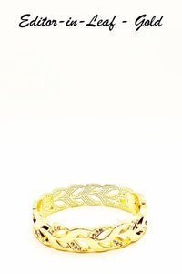 Editor-in-LEAF Gold Bracelet